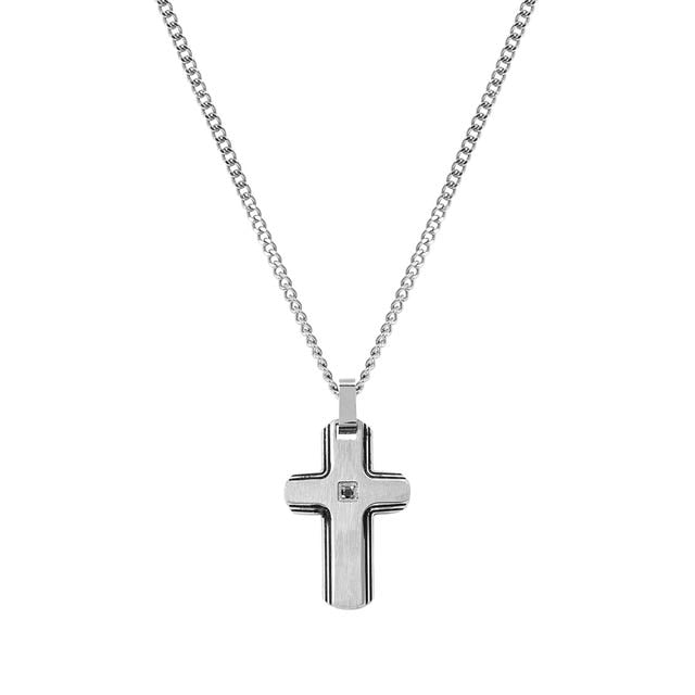 collana strong diamond croce - 028344/004