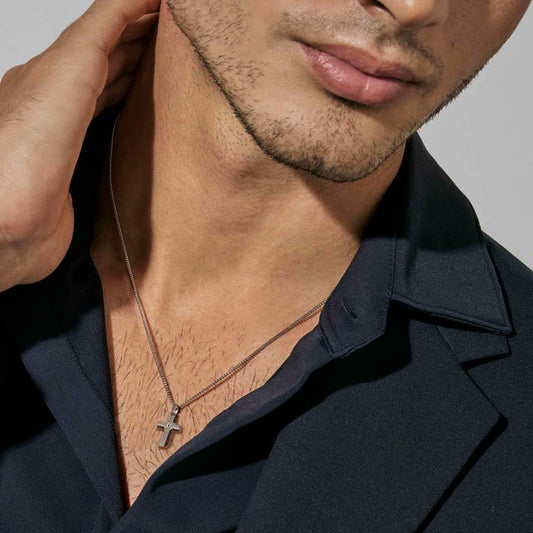 collana strong diamond croce - 028344/004