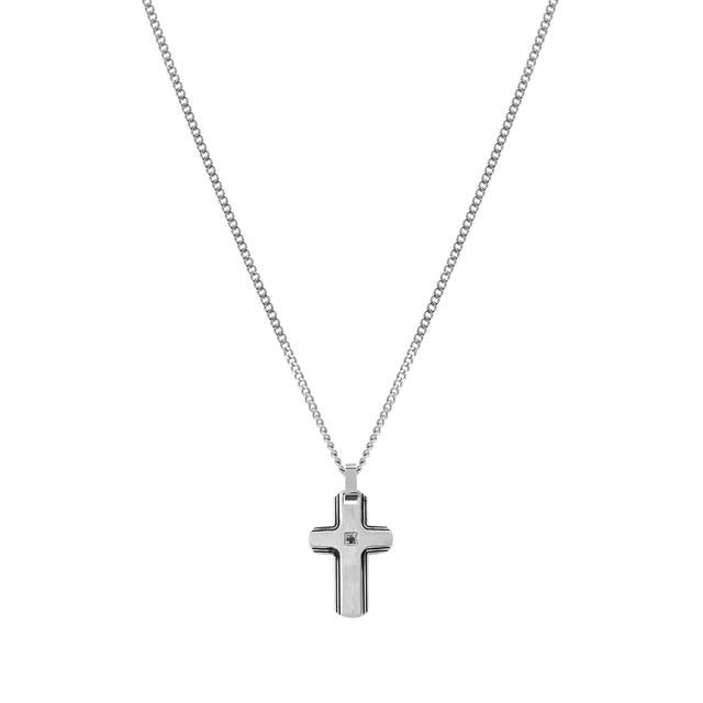 collana strong diamond croce - 028344/004