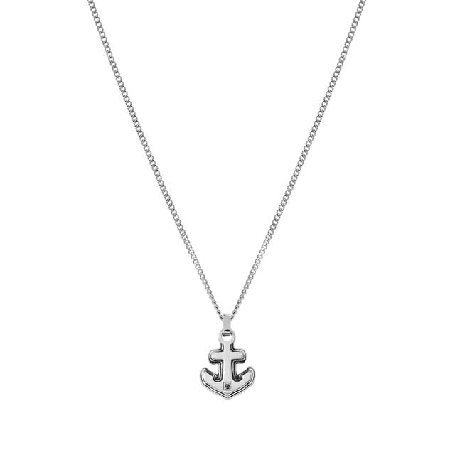 Collana Strong Diamond ancora - 028344/028
