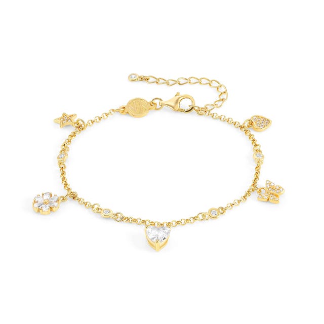 Bracciale Sweetrock Nature pendenti - 148038 048