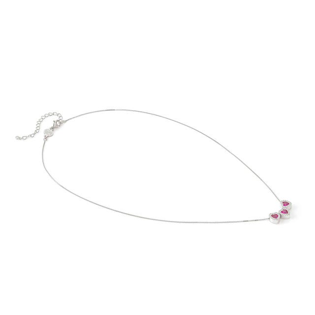 Collana All My Love con 3 Cuori e Zirconi - 240303/006