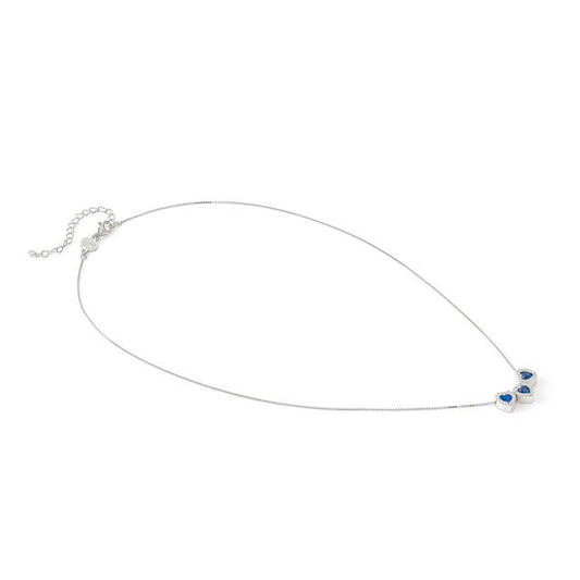 Collana All My Love con 3 Cuori e Zirconi - 240303/012