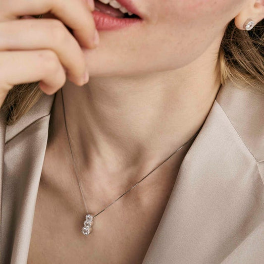 Collana Seidivina con 3 Zirconi - 241403010