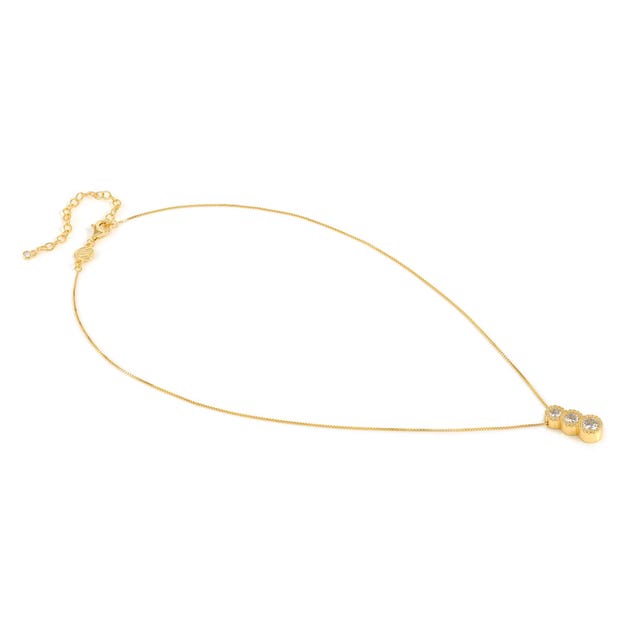 Collana Seidivina con 3 Zirconi - 241403 012