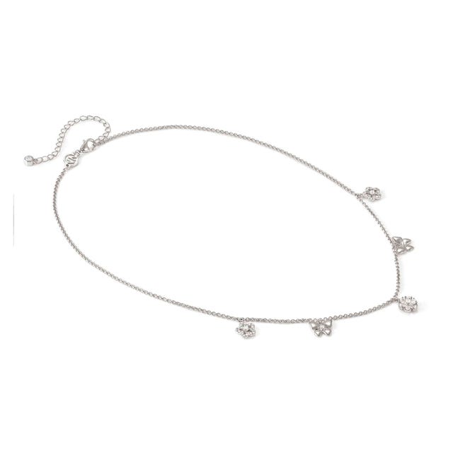 Collana SweetMadame Fiori e farfalle con Cubic Zirconia - 242011 050