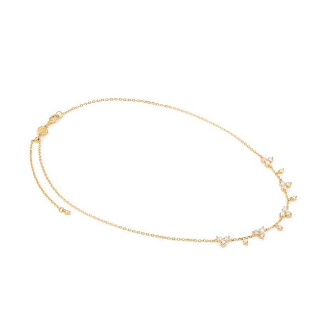 Collana Life Bouquet con Pietre Bianche - 242507 012