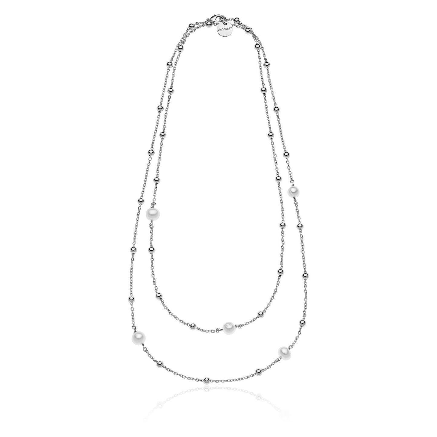 Collana di catena e perle naturali - 000EXH5234000 2062