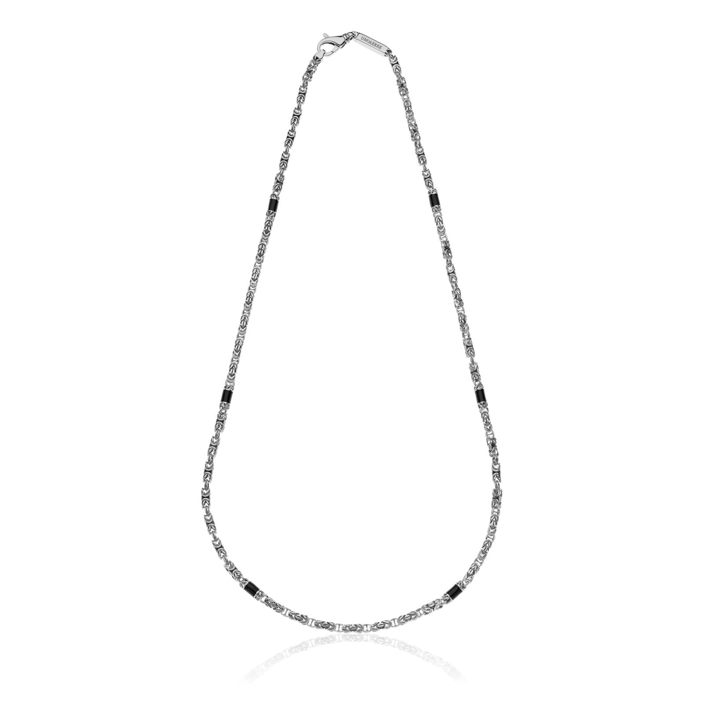 Collana in argento e smalto nero - 700YHH1943070 6246
