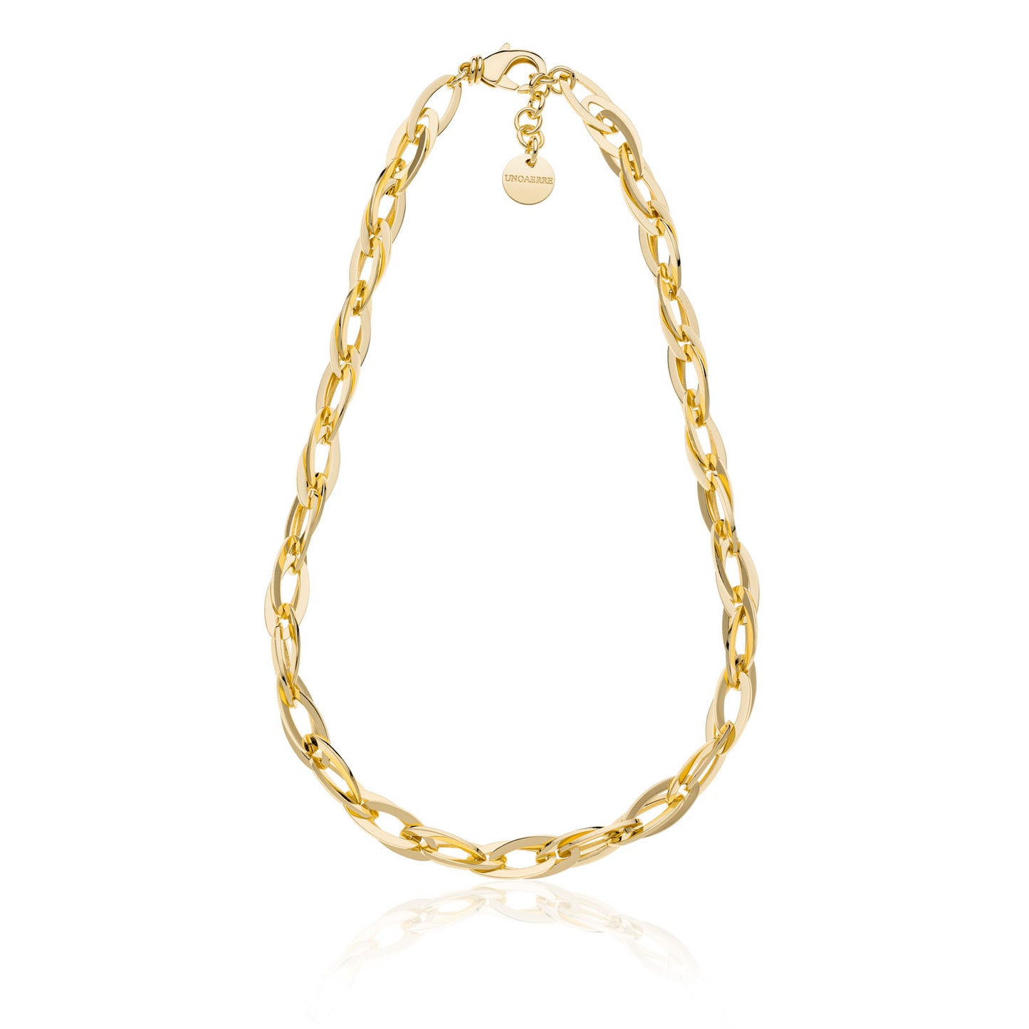 Collana catena navette dorata - 016EXH0034000 2343