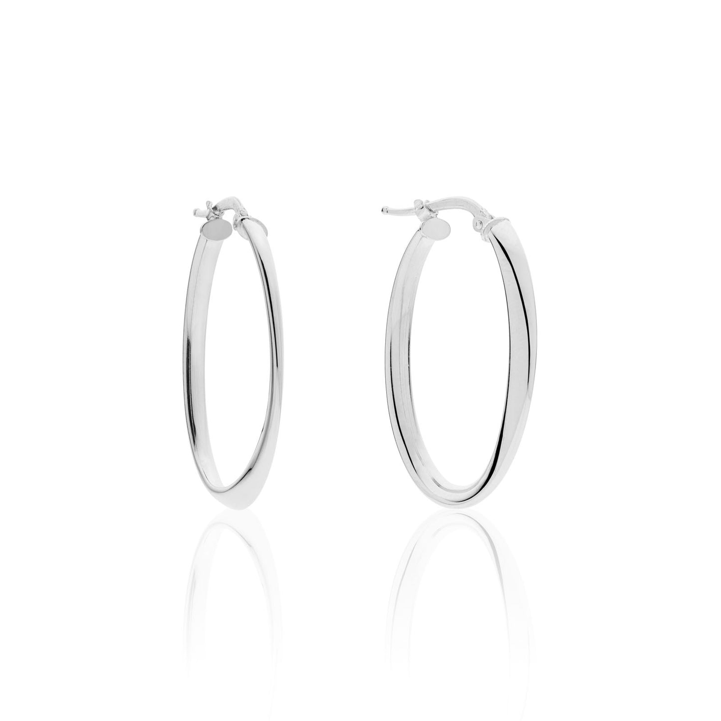 Orecchini a cerchio ovale in argento - 700YOV7079900 6319