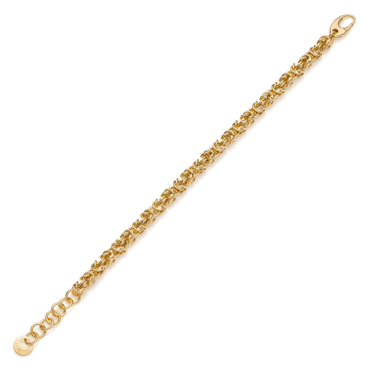 Bracciale in argento dorato catena bizantina - 727YHW3643100 6334
