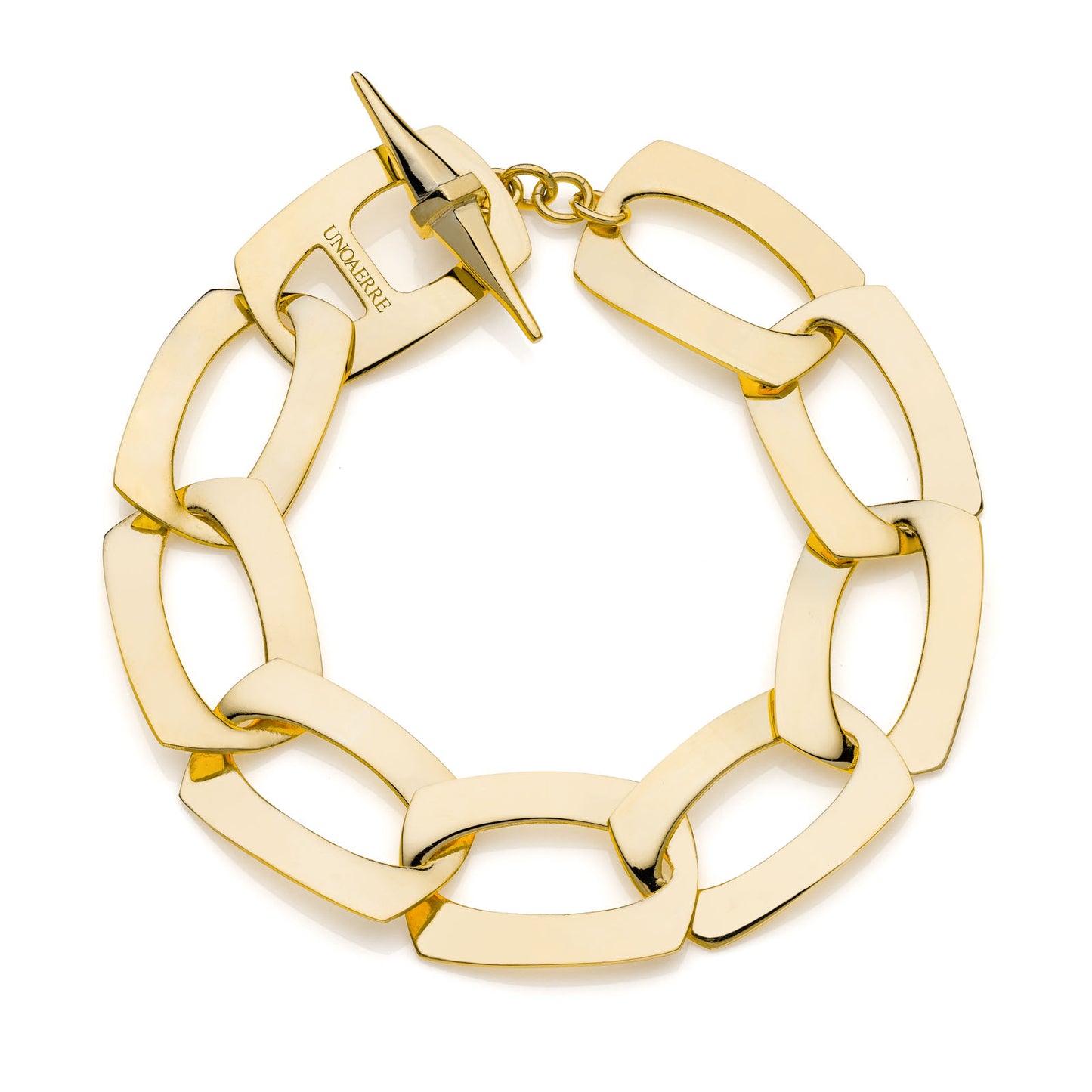 Bracciale catena dorata piatta Dinamica - 016EXB0085000 2444