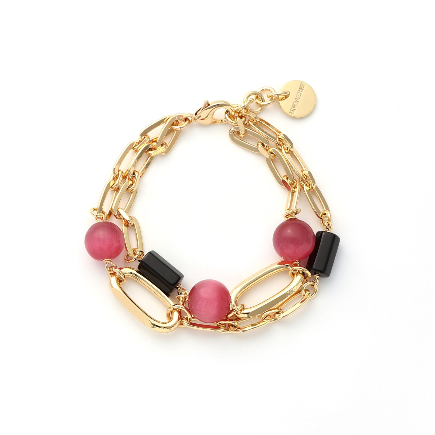 Bracciale Gipsy con sfere rosa - 000EXB5214000 2562