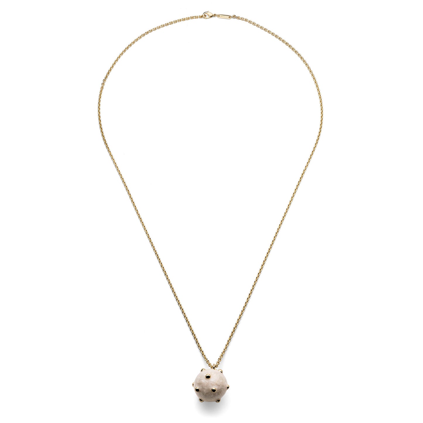 Collana con Mina grande bianca - 000EXH5614000 2697