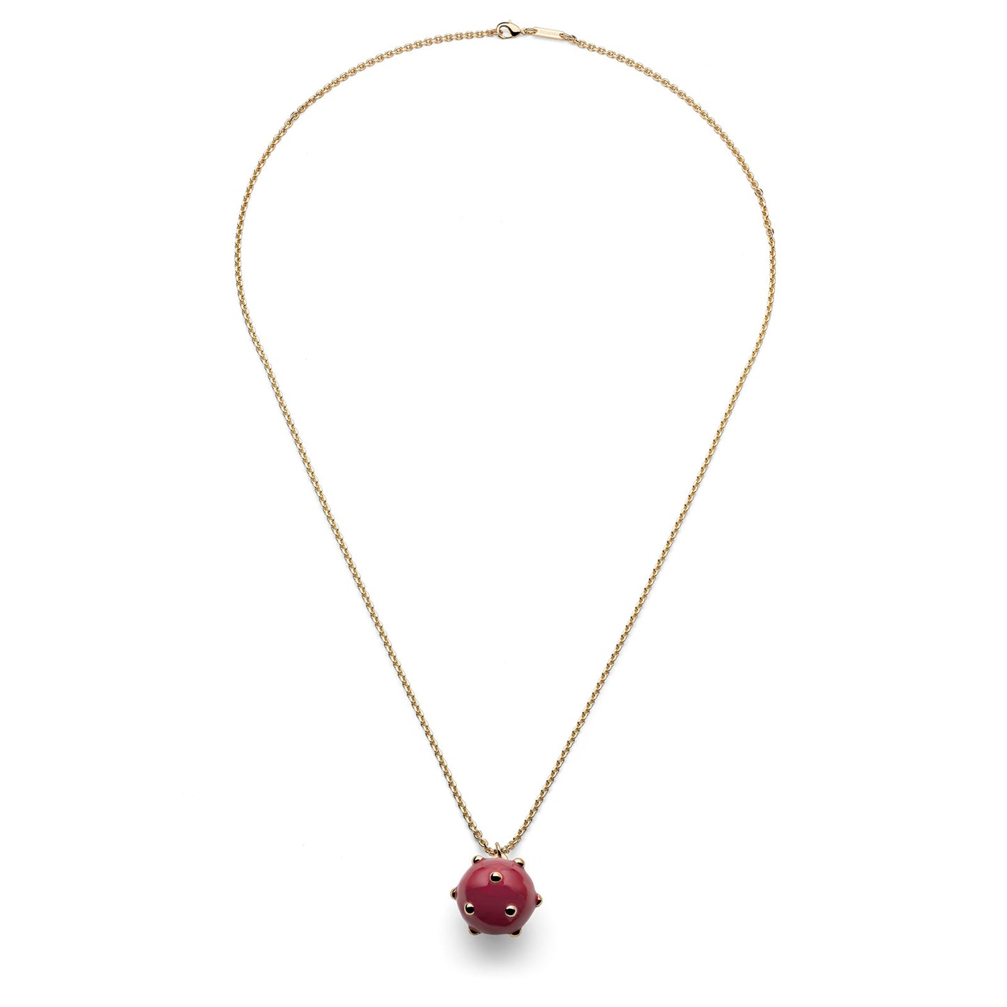 Collana con Mina grande bordeaux - 000EXH5624000 2698
