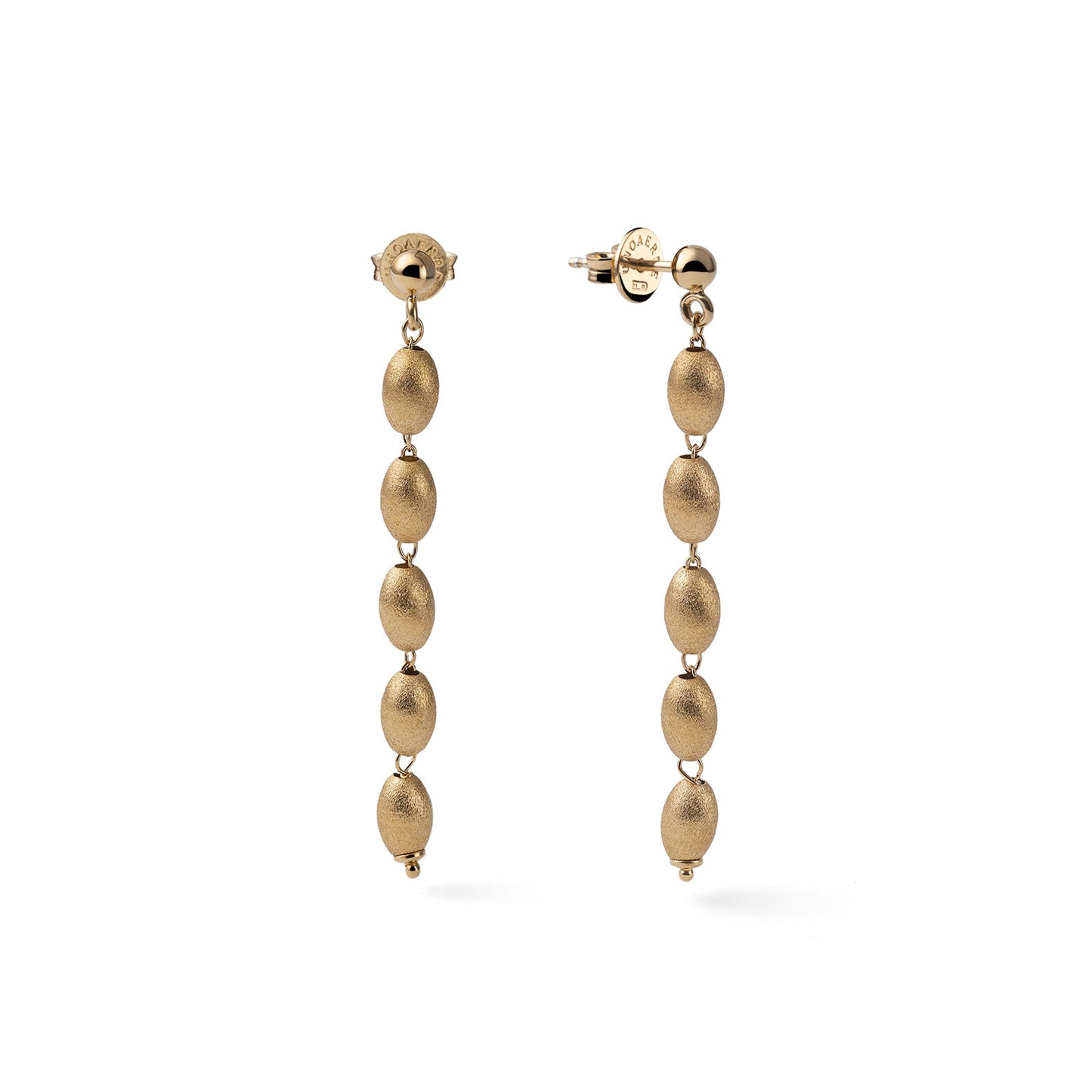 Orecchini in argento dorato satinato - 703YOV7618000 6664