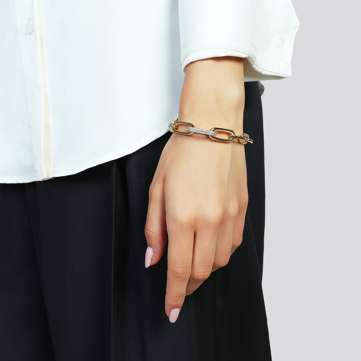 Bracciale con maglia in zirconi - 000EXB5394000 2771