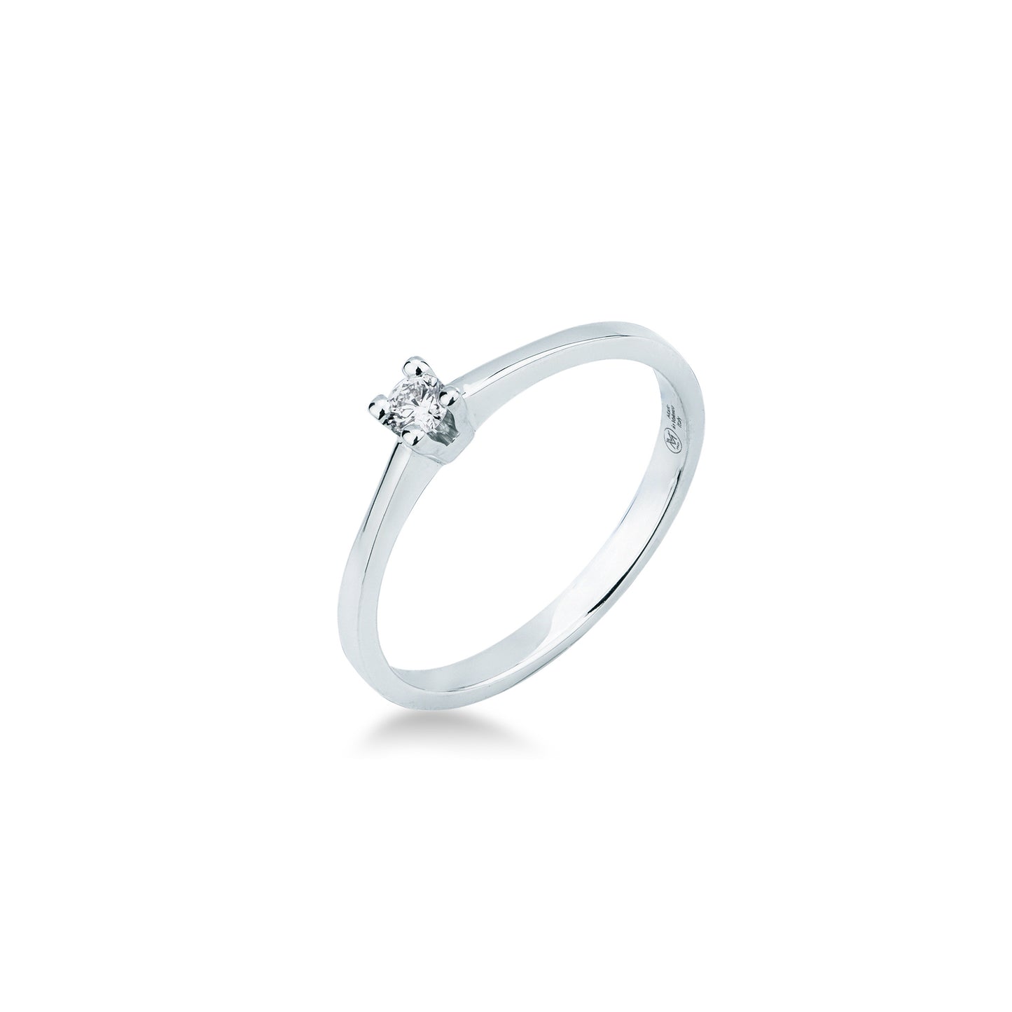 Anello in ORO BIANCO E DIAMANTE AL546/10