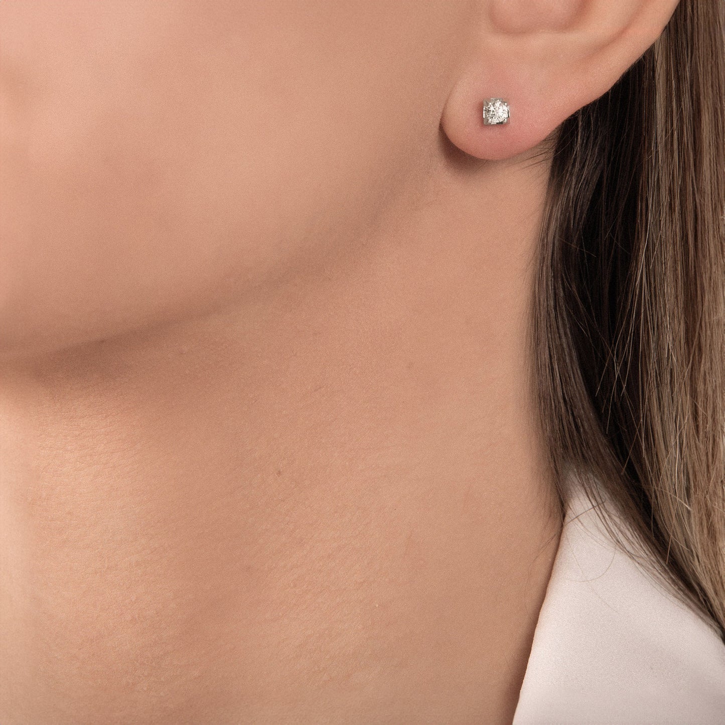 Orecchini ORO BIANCO E DIAMANTI BN49/90