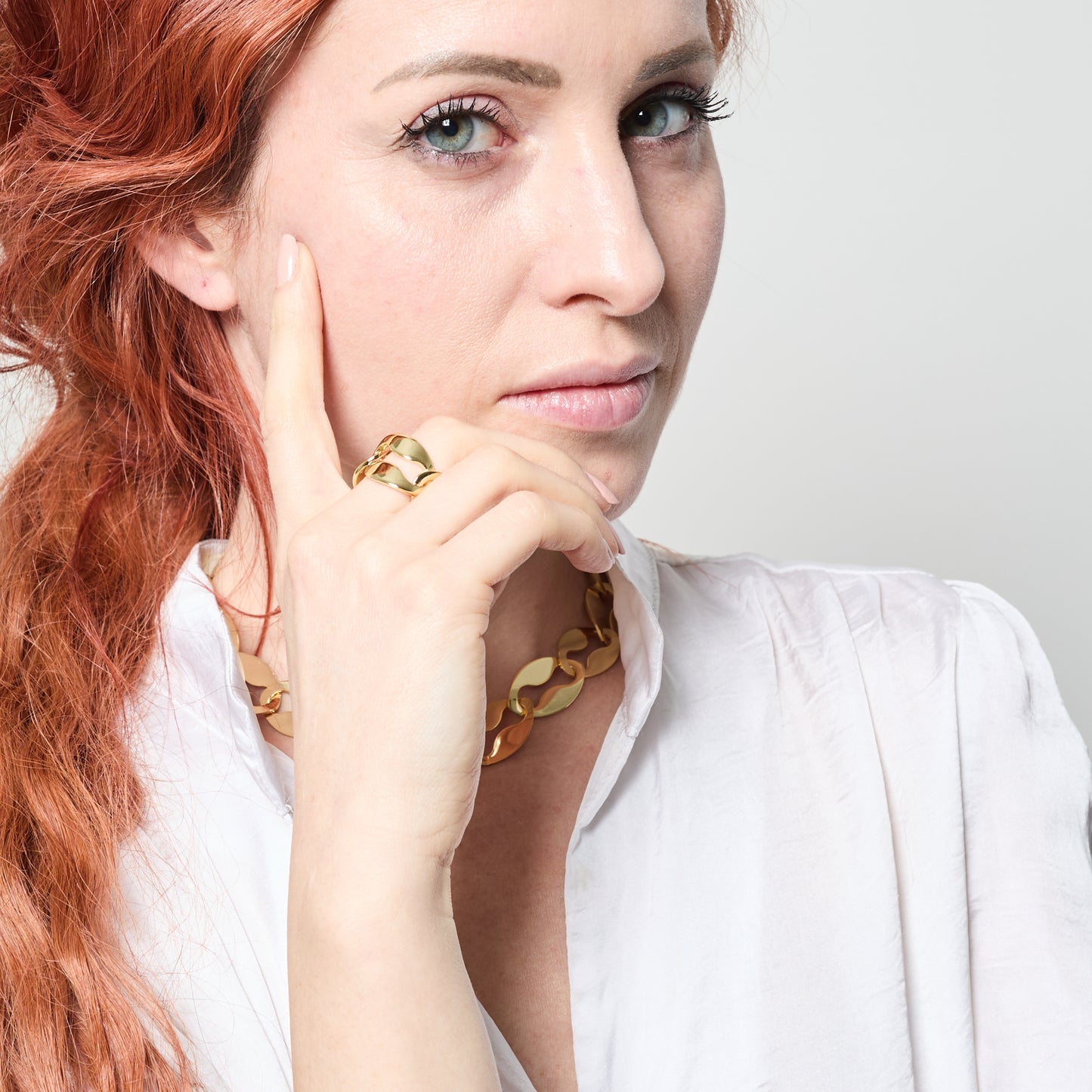 Anello maglia marina dorata - 016EXA0010000 2641