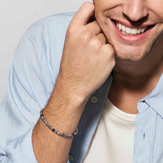 Bracciale Instinctstyle Sea Edition con Pietre e dettagli acciaio - 027931/094