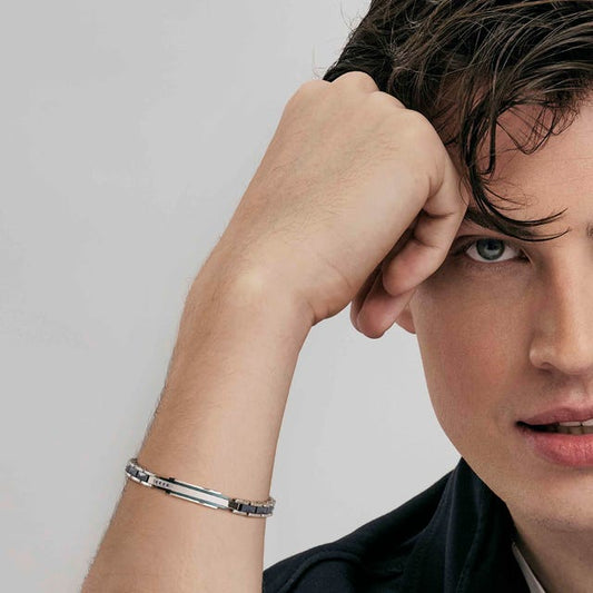 Bracciale Strong Diamond con 4 zaffiri blu - 028325 030