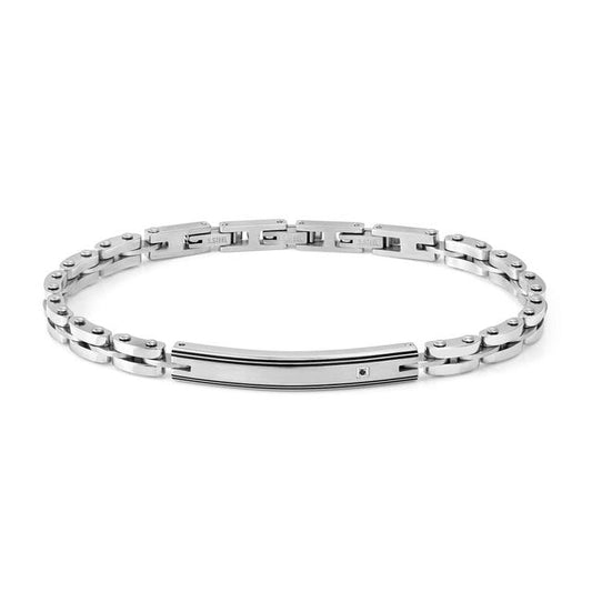 bracciale strong diamond targhetta - 028339 058