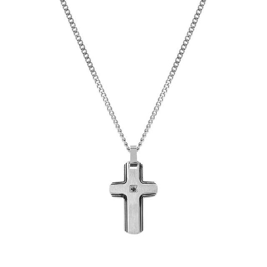 collana strong diamond croce - 028344/004