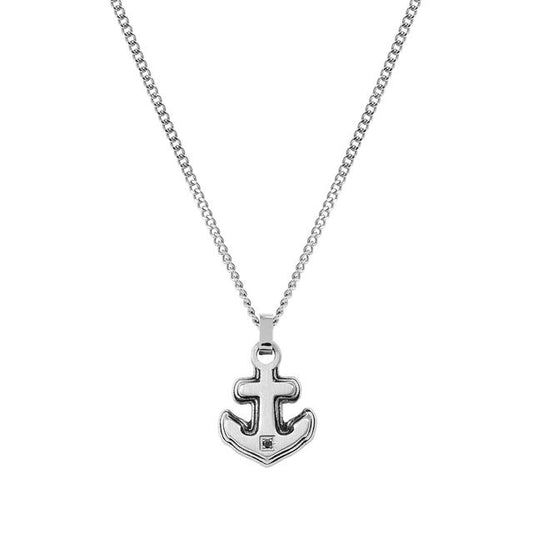 Collana Strong Diamond ancora - 028344/028