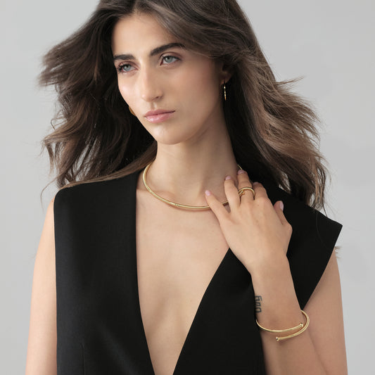 Collana chiodo dorata - 000EXH5464000   2572