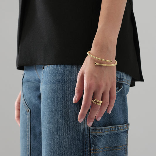 Bracciale chiodo dorato - 000EXB5220000   2570