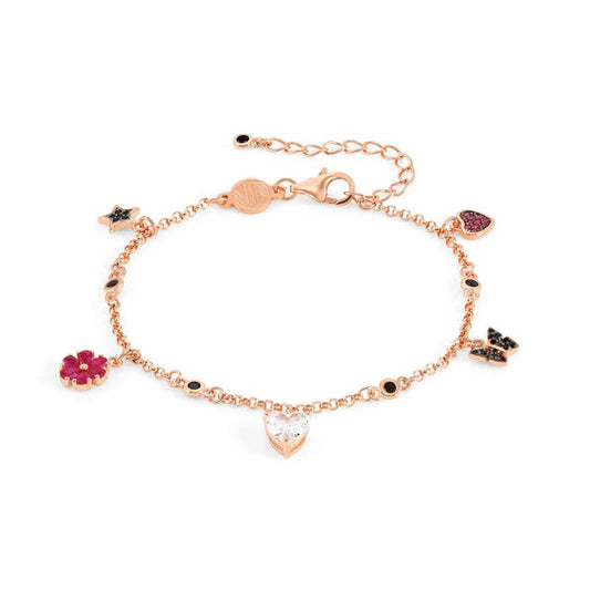 Bracciale Sweetrock Nature Rosa con pendenti - 148038 047