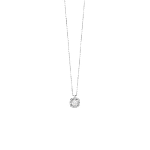 RUGIADA Collana in oro bianco con diamanti - 20093022