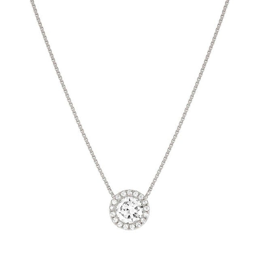 Collana Seidivina con Zircone singolo - 241402
