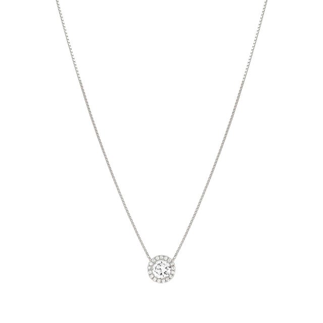 Collana Seidivina con Zircone singolo - 241402