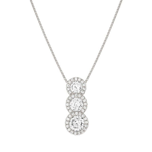 Collana Seidivina con 3 Zirconi - 241403010