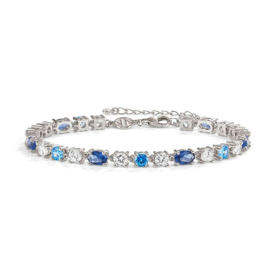 Bracciale Mosaica in argento con 24 Zirconi colorati - 241602 010