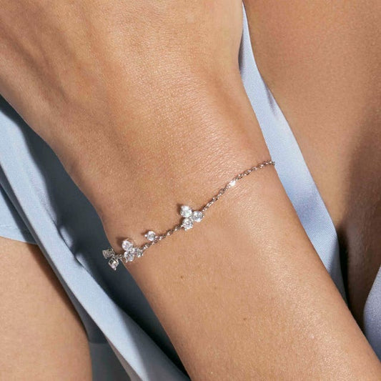 Bracciale Life Bouquet con Pietre Bianche - 242504 010