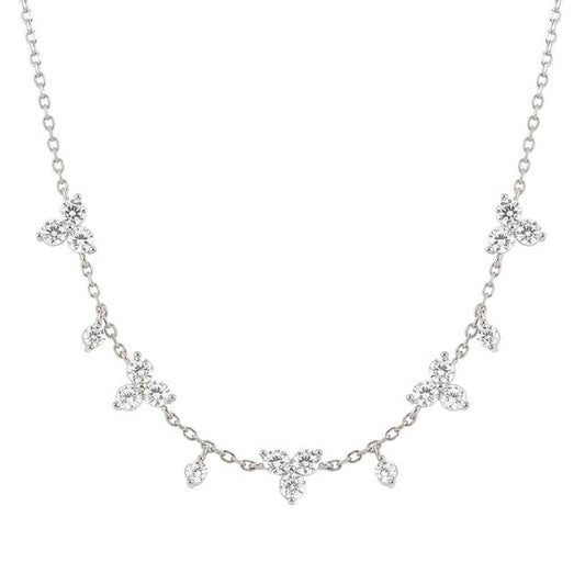 Collana Life Bouquet con Pietre Bianche - 242507 010