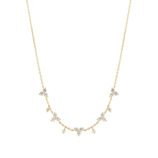 Collana Life Bouquet con Pietre Bianche - 242507 012