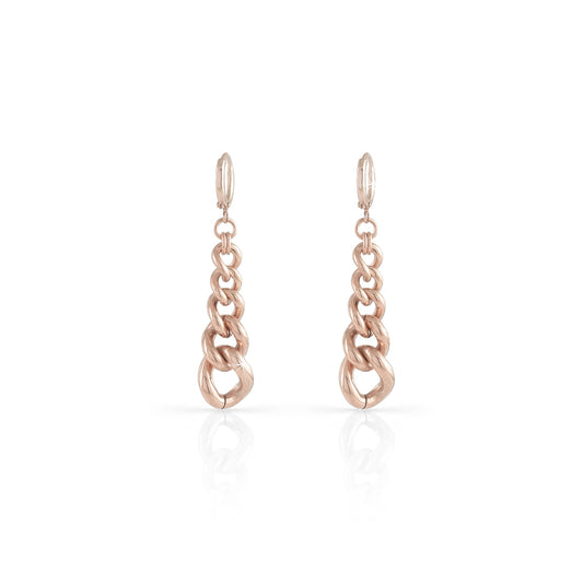Orecchini Grumette in bronzo dorato rosa - 000EXO4131000   1605