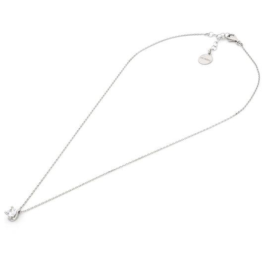 Collana Cubic Zirconia Maxi in argento bianco - 721YHH1554070   5816
