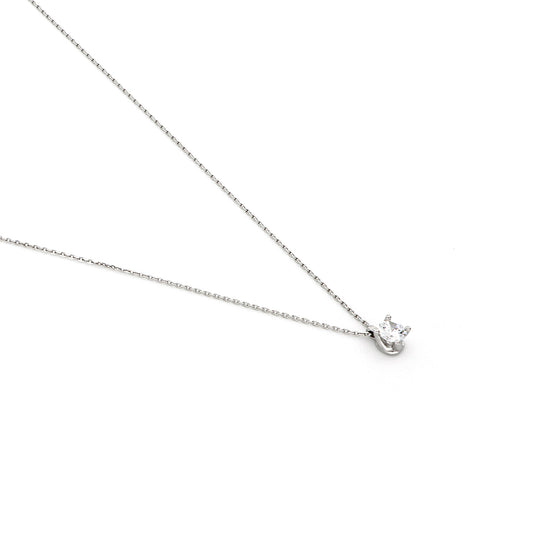 Collana Cubic Zirconia Maxi in argento bianco - 721YHH1554070   5816