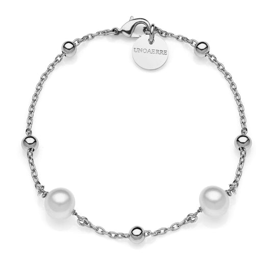 Bracciale di catena con perle naturali - 000EXB4954000   2065