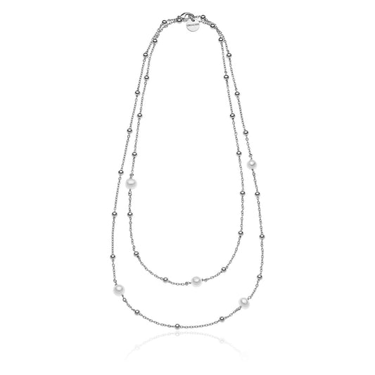 Collana di catena e perle naturali - 000EXH5234000   2062