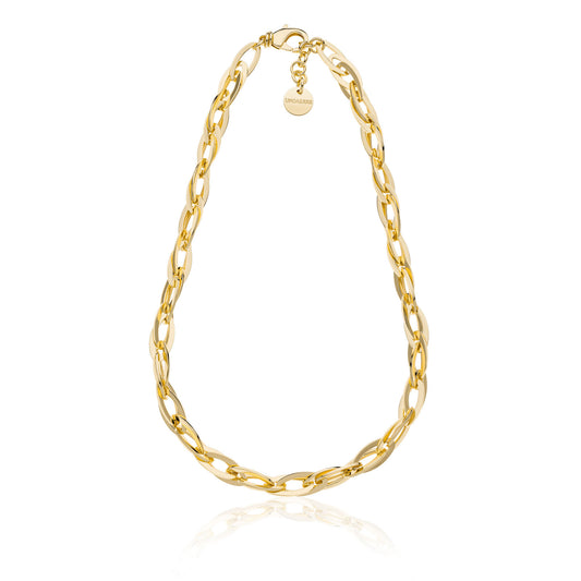 Collana catena navette dorata - 016EXH0034000   2343