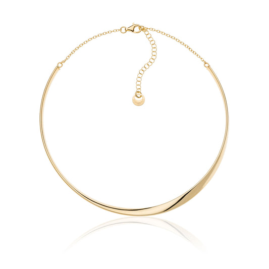Collana rigida in argento dorato - 700YHW3594000   6317