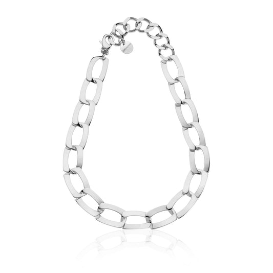 Collana catena argentata piatta Dinamica - 016EXH0144000   2440