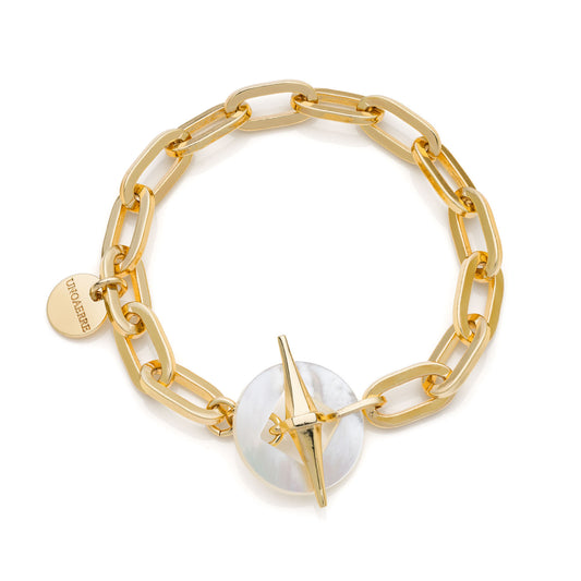 Bracciale catena dorata e madreperla Joya - 006EXB0085000   2431